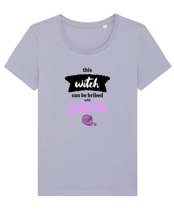 This Witch can be bribed with yarn. (ghem roz) Lavender