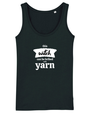 This Witch can be bribed with yarn. (alb) Black