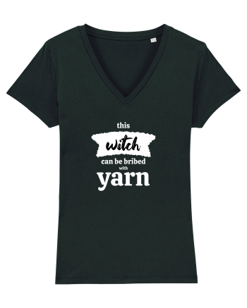 This Witch can be bribed with yarn. (alb) Black
