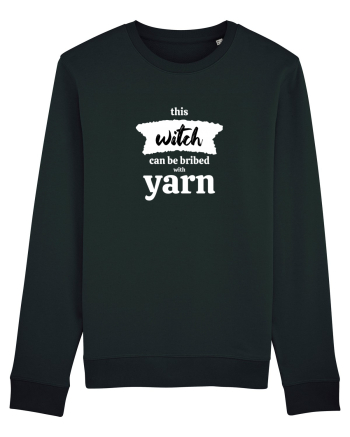 This Witch can be bribed with yarn. (alb) Black