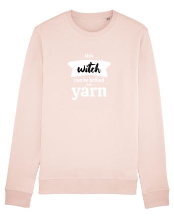 This Witch can be bribed with yarn. (alb) Candy Pink