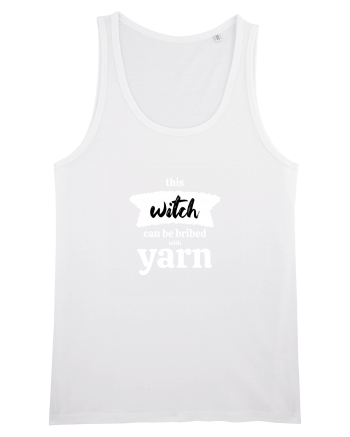 This Witch can be bribed with yarn. (alb) White