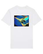 Masina Retro Vintage Tricou mânecă scurtă Unisex Rocker