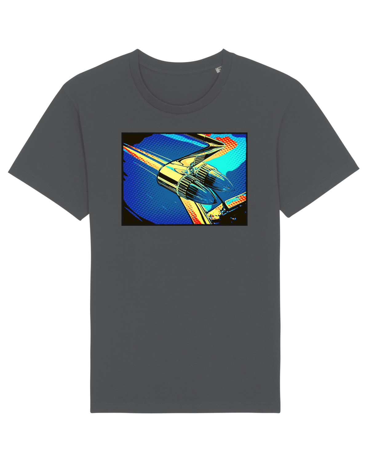 Tricou mânecă scurtă Unisex Rocker Anthracite