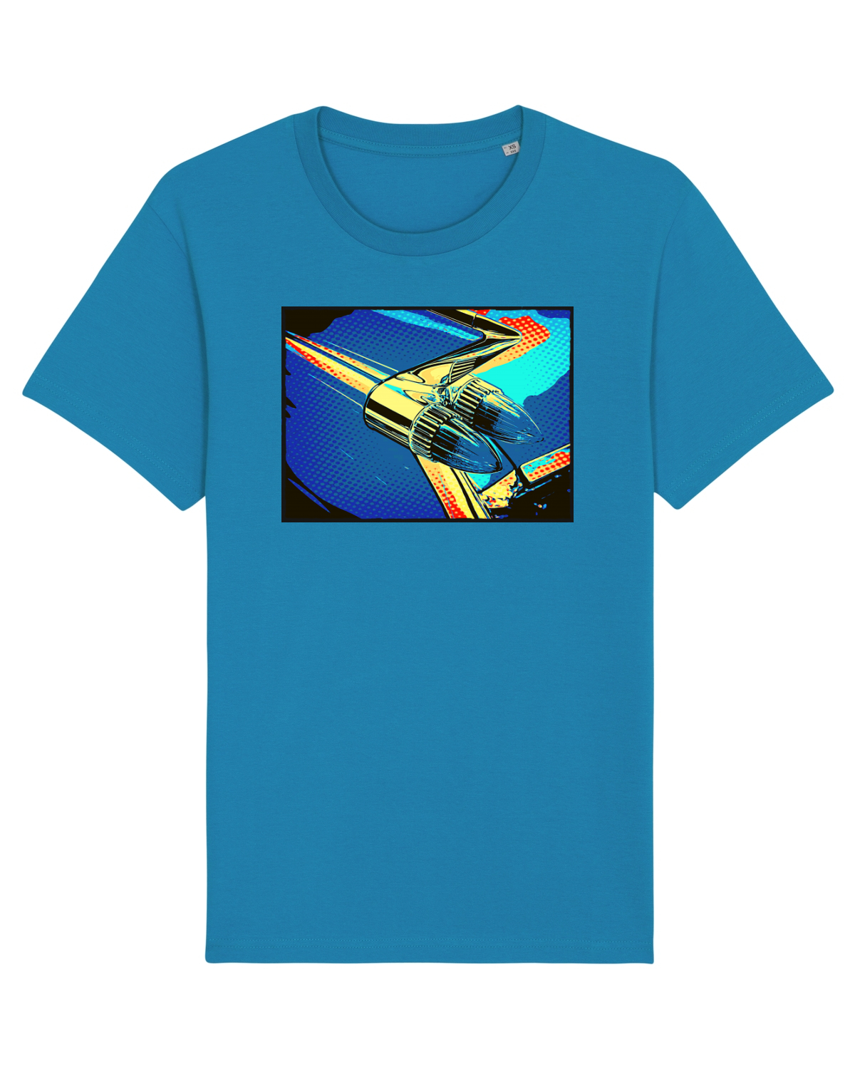 Tricou mânecă scurtă Unisex Rocker Azur