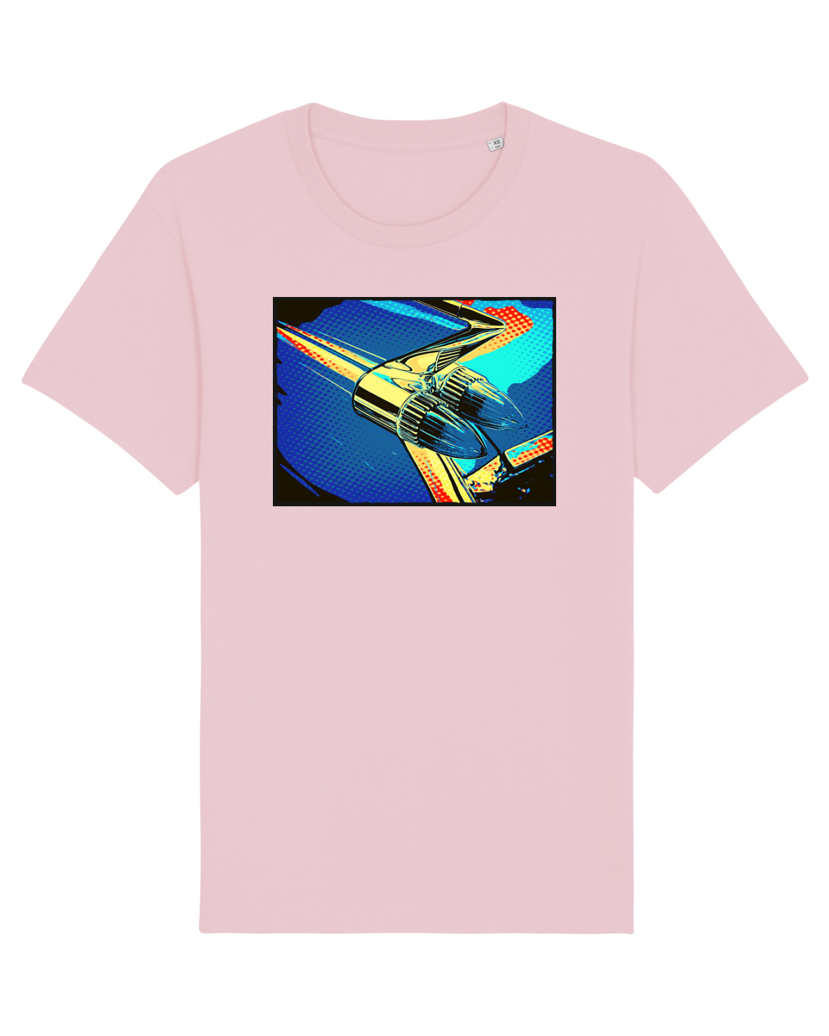 Tricou mânecă scurtă Unisex Rocker Cotton Pink