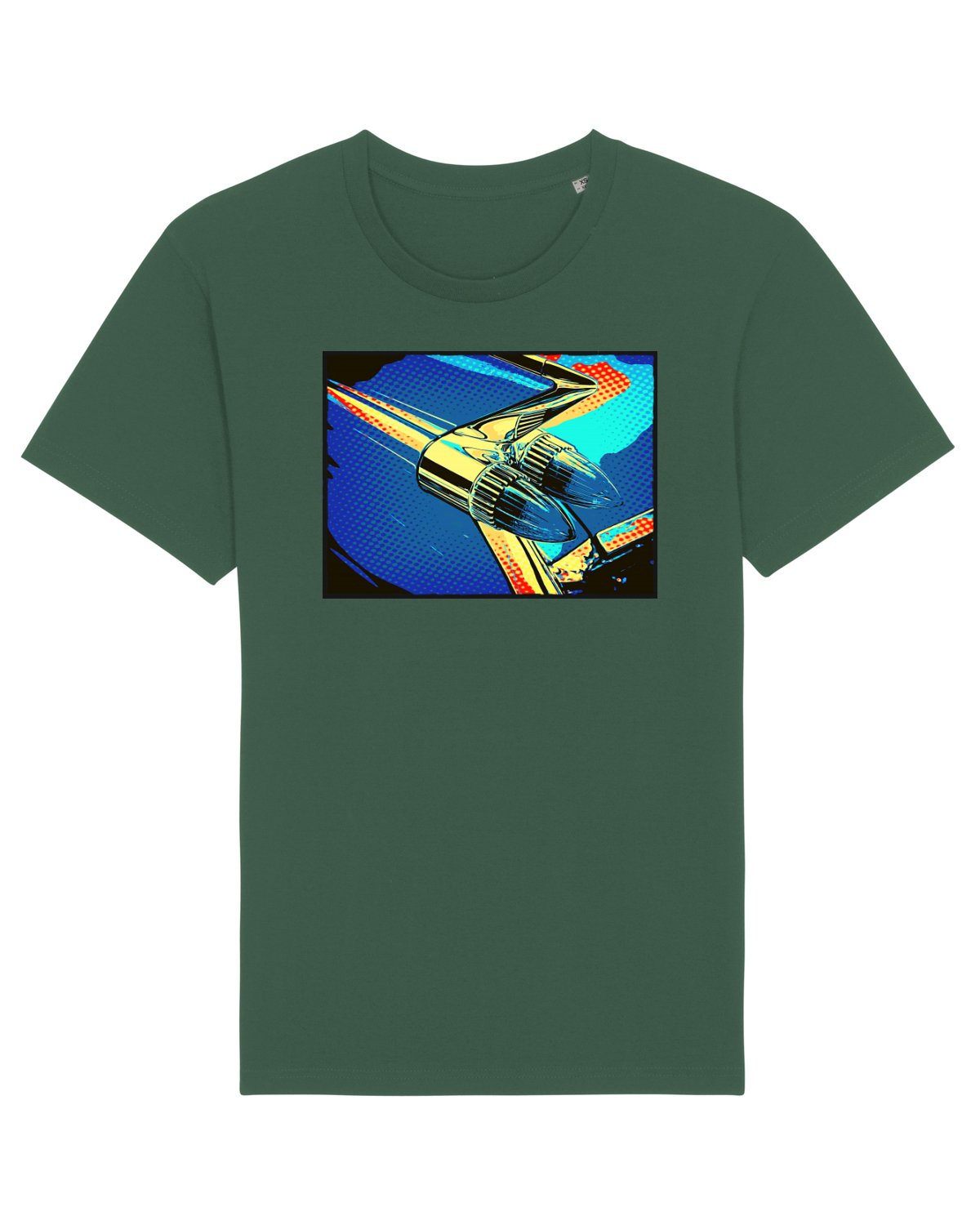Tricou mânecă scurtă Unisex Rocker Bottle Green