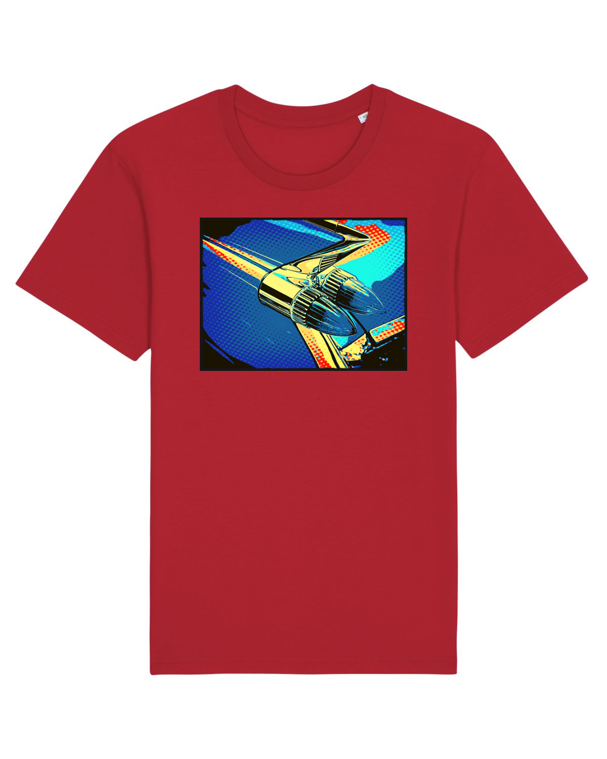 Tricou mânecă scurtă Unisex Rocker Red