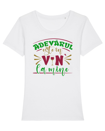 In vino veritas White