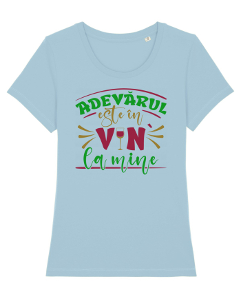 In vino veritas Sky Blue