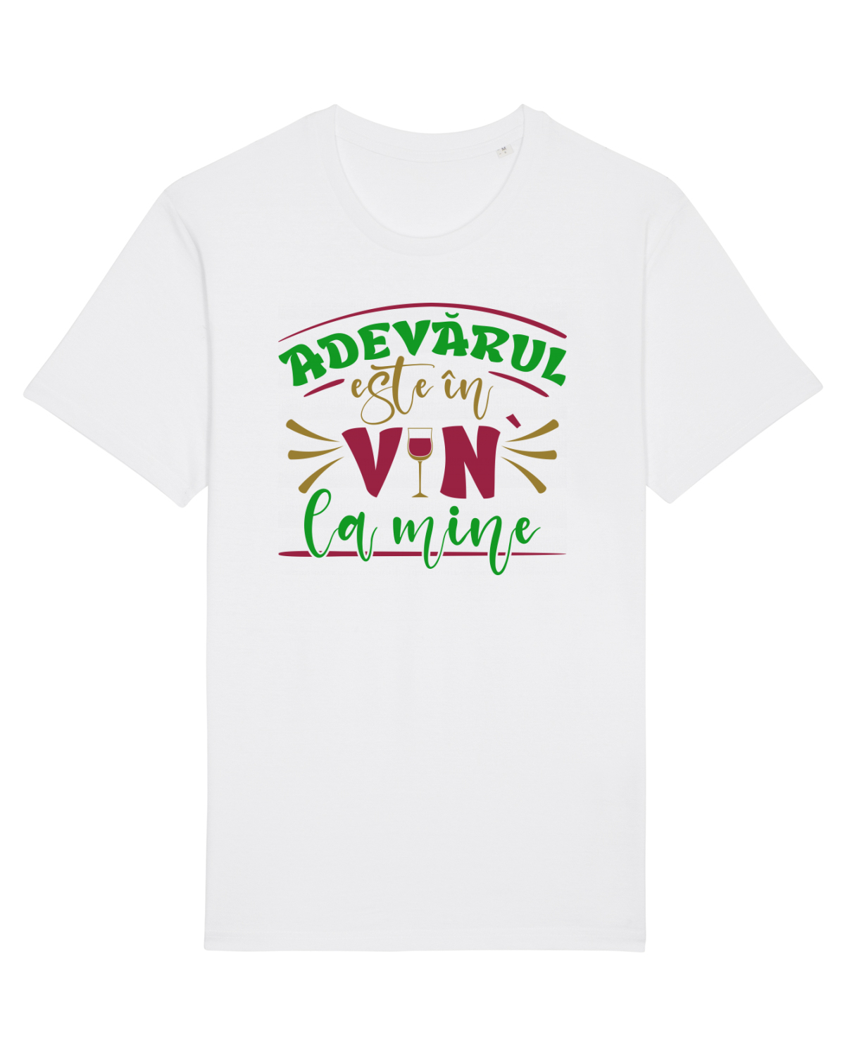 Tricou mânecă scurtă Unisex Rocker White