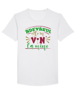 In vino veritas Tricou mânecă scurtă guler larg Bărbat Skater