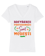 Adevaratii profesionisti Tricou mânecă scurtă guler V Damă Evoker