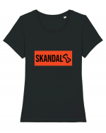 SKANDALOS  Design Tricou mânecă scurtă guler larg fitted Damă Expresser