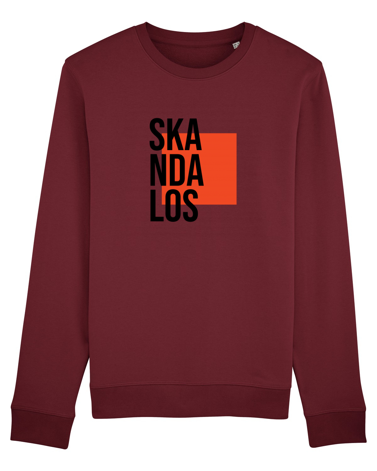 Bluză mânecă lungă Unisex Rise Burgundy