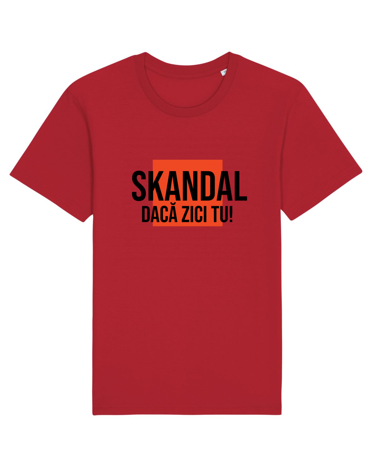 Tricou mânecă scurtă Unisex Rocker Red