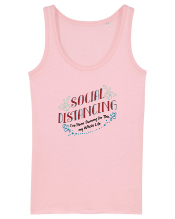 Social Distancing Training Cotton Pink