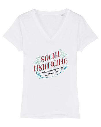 Social Distancing Training White