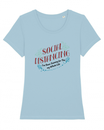 Social Distancing Training Sky Blue