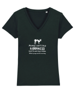 COW Tricou mânecă scurtă guler V Damă Evoker