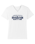 Homeschool revolution Tricou mânecă scurtă guler V Bărbat Presenter