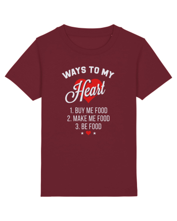 Ways to my heart Burgundy