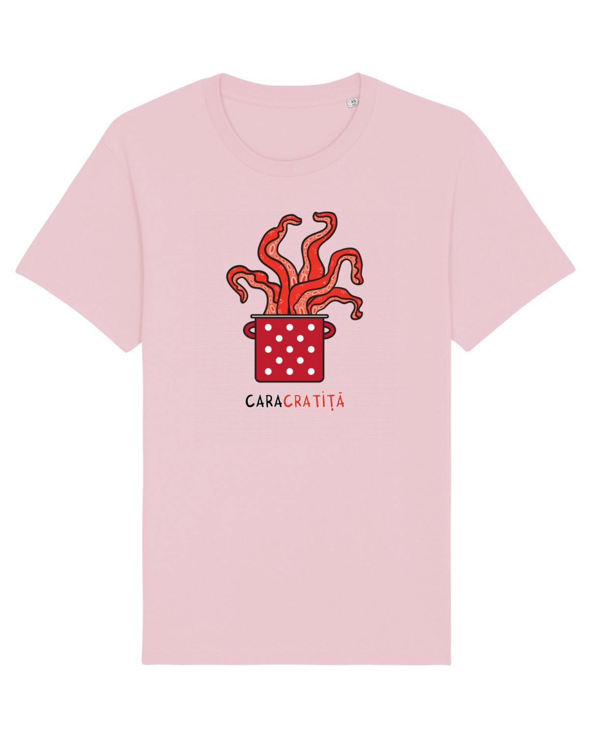 Tricou mânecă scurtă Unisex Rocker Cotton Pink