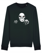 Death Skull Stay Focus Bluză mânecă lungă Unisex Rise