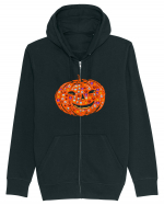 Emoji Pumpkin Jack O Lantern Hanorac cu fermoar Unisex Connector