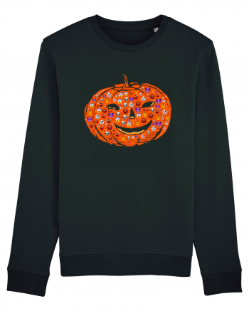 Emoji Pumpkin Jack O Lantern Black