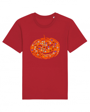 Emoji Pumpkin Jack O Lantern Red