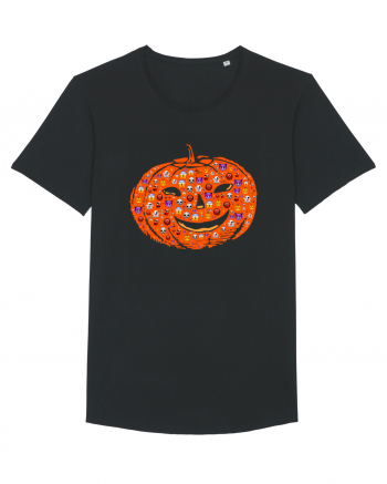 Emoji Pumpkin Jack O Lantern Black