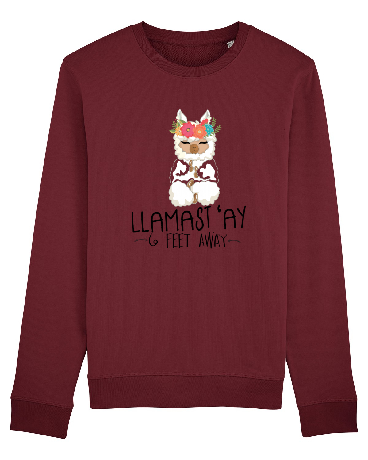 Bluză mânecă lungă Unisex Rise Burgundy
