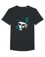 Ghost Horror Gentleman Tricou mânecă scurtă guler larg Bărbat Skater