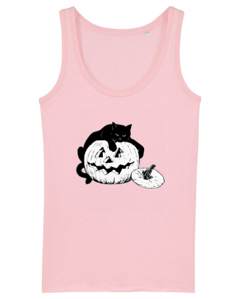 Halloween Best Creepy Friends Cotton Pink