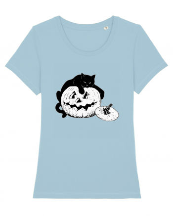 Halloween Best Creepy Friends Sky Blue