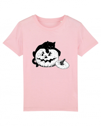 Halloween Best Creepy Friends Cotton Pink