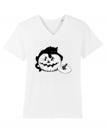 Halloween Best Creepy Friends Tricou mânecă scurtă guler V Bărbat Presenter