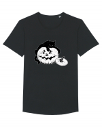 Halloween Best Creepy Friends Tricou mânecă scurtă guler larg Bărbat Skater