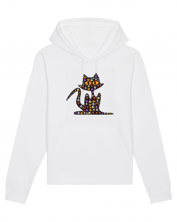 Halloween Emoji Funny Cat White