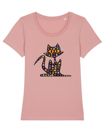 Halloween Emoji Funny Cat Canyon Pink