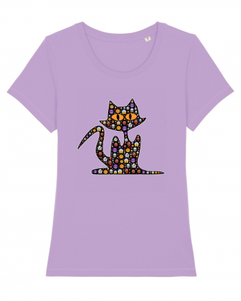 Halloween Emoji Funny Cat Lavender Dawn