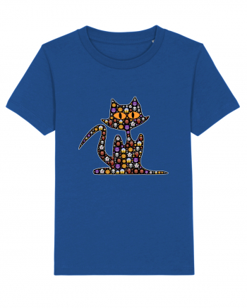 Halloween Emoji Funny Cat Majorelle Blue