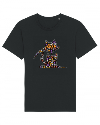 Halloween Emoji Funny Cat Black