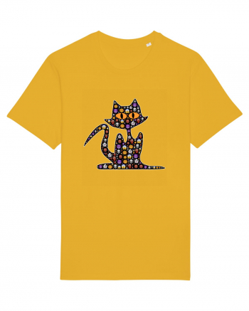 Halloween Emoji Funny Cat Spectra Yellow