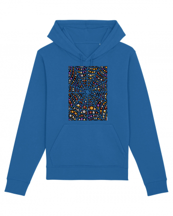 Halloween Emoji Spiderweb Royal Blue