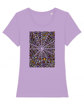 Halloween Emoji Spiderweb Lavender Dawn