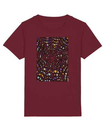 Halloween Emoji Spiderweb Burgundy
