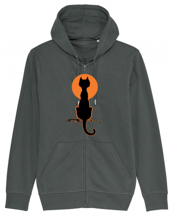 Halloween Moon Cat Anthracite