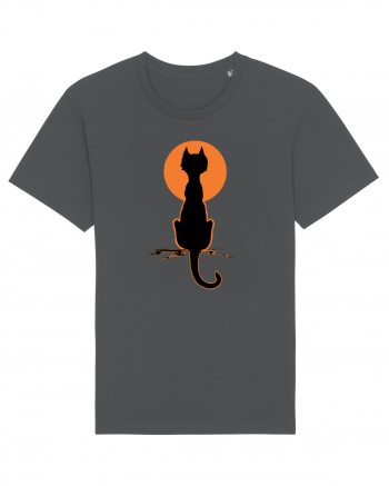 Halloween Moon Cat Anthracite